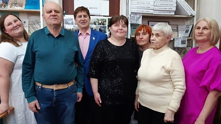 Творческая встреча с Владимиром Яковлевичем Семендяем, руководителем местного телевидения «Буревестник» и радио «Чапаевский гостиный двор» г. Чапаевск