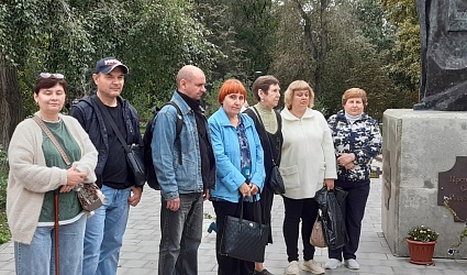 Члены Чапаевской МО ВОС побывали на экскурсии по историческому центру города