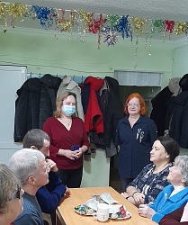 В Отрадненской МО “Общество слепых” прошло праздничное мероприятие “Снежные забавы”