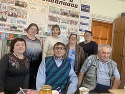 В Клявлинской МО ВОС состоялось мероприятие, посвященное прошедшим праздникам и началу Масленницы