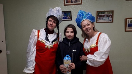 В Автозаводской местной организации ВОС г. о. Тольятти вручались новогодние подарки детям с ОВЗ по зрению