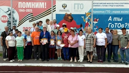 Шенталинские ветераны и члены ВОС успешно выступили на летней спартакиаде «Лето в силе ГТО»
