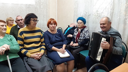 Состоялся вечер творческих достижений незрячих читателей Чапаевского ОСП, членов Чапаевской МО ВОС «Зрячие сердца» из цикла «Мы ищем таланты»