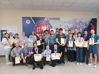 5 золотых медалей завоевали спортсмены Чапаевской МО ВОС в ФСК «Ледовая арена. Старт»!